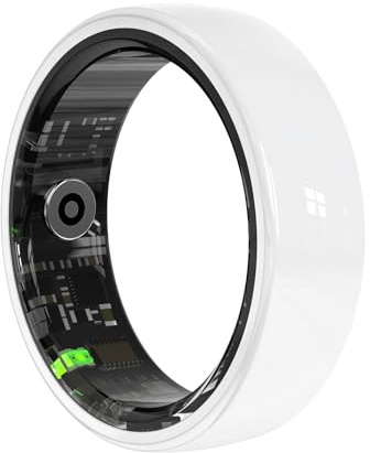 Diyeeni Smart Health Ring Fitness Tracker, Waterproof Activity Tracker with Body Temperature, Sleep Monitoring, Step Recording, Smart Ring for Women & Men, App for Android for IOS