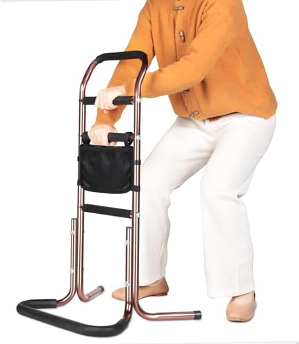 Stuhl Stehhilfe für Senioren, Stuhllift für Senioren Stehhilfen Bettschienen Sit To Stand Lift Erwachsene Gehhilfe Portable Patientenmobilitätshilfen für Couch, Liegestuhl