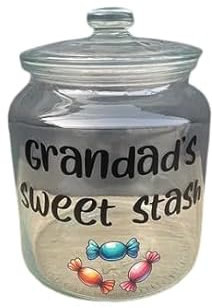 Treat Jar, Glass Jar, Personalised Sweet jar, Snack Jar, Food Gift Hamper