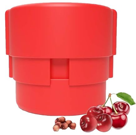 Fogukier Push Type Cherry Corer Multiple,Multiple Portable Cherry Pitter for Home - Save Time & Space Making Jam Multi-Functional Fruit Corer for Kitchen