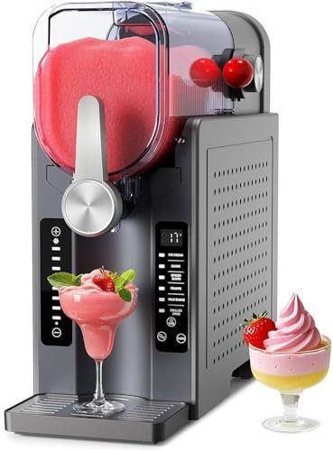 GAYAYAS Macchina per Granite, Non necessita di Ghiaccio, autopulente, Tutto in Uno per la casa, Crea Granite, Cocktail ghiacciati, frappé, Milkshake e succhi ghiacciati