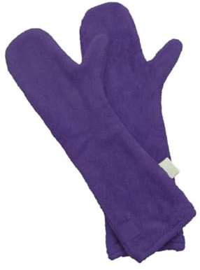 UTHCLO Absorbent Pet Gloves for Dogs Puppies and Horses Super Thick Microfiber Drying Gloves for Pet Body Head Tail Multi-purpose Wipe for Outdoor Water Sports Random Color