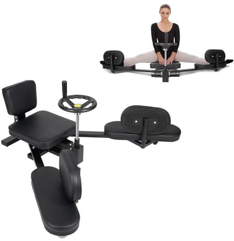 Écarteur de jambe mécanique à 180 ° avec manivelle rotative pour les amateurs de yoga, de fitness et de danse, salle de danse, gym