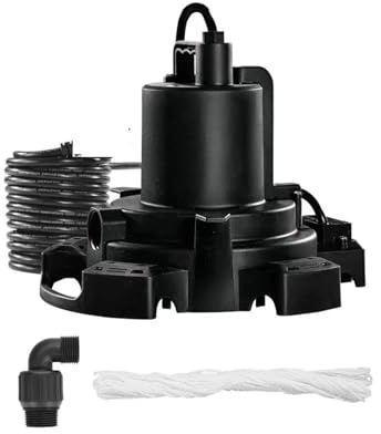VXDEFP Automatic Pool Cover Pump Submersible Swimming 1/2 H P 1600 GPH 25ft Cord Pond, swimming pool, paddling pool