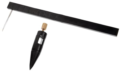 Artibetter Taglierina a Compasso per Ceramica in Plastica, Strumento per Taglio Argilla e Disegno Cerchi, Utensile Compatto per Lavori Artigianali e Sculture di Precisione Riutilizzabile
