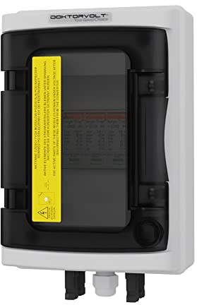 Solar Anschlusskasten DC 1000V T1 T2 1-String 1x Mersen Überspannungsschutz IP65 Photovoltaik PV Blitzschutz Solarsteckverbinder Doktorvolt