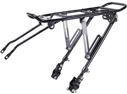 RiToEasysports Aluminum Alloy Bike Cargo Rack,Bicycle Rear Rack Carrier Rear Rack Seat Load Luggage Bags for Cycling Camping Sport