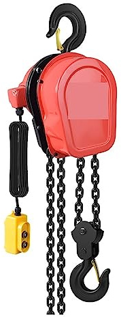 Palan électrique à chaîne Palan à chaîne électrique de levage manuel portatif, palan à chaîne électrique inversé de 1 tonne, efficace et économe en main-d'œuvre pour remorques de bateaux et usage fami
