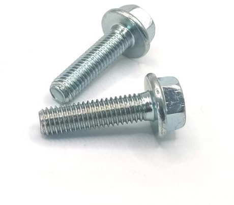 DIN 6921 Bundschraube - Sechskantschraube mit Bund/Flansch - Stahl verzinkt (10, M12 x 20 mm)