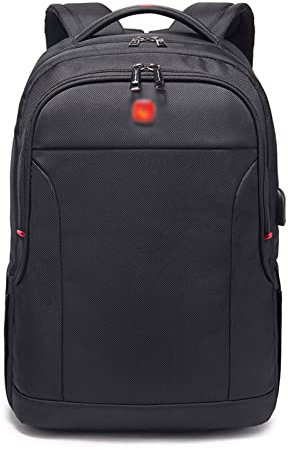 Ryggsäck for män Business Commuter 15 Laptop Ryggsäck Slitstark vattentät motorcykelryggsäck med USB-laddningsport Lämplig for affärsstudenter Resor 31x16x43cm