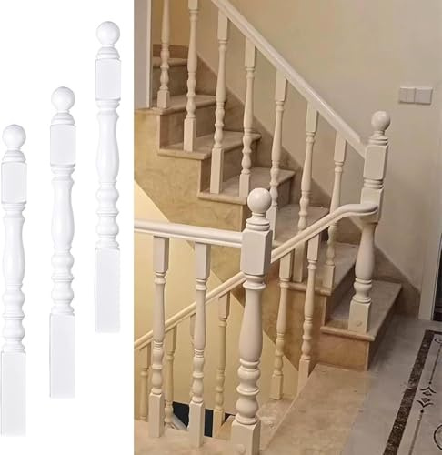 Stair Handrail Spindle Newel Post for Indoor and Outdoor Staircase Safety and Support