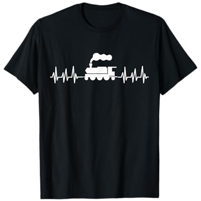 Eisenbahn Lokführer Modellbau Zugführer Lokomotive Schaffner T-Shirt