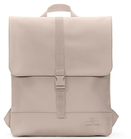 Johnny Urban Rucksack Damen Klein Beige - Ruby - Moderner Daypack für City Uni Business - Kleiner Backpack Women mit Laptopfach - Wasserabweisend