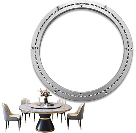 Lazy Susan Drehteller Aus Aluminiumlegierung Stumm 300 400 600mm, Schwerlast Drehkranz Drehlager Für Tabletop Serving Messedisplays, Drehbeschlag Drehscheiben Scheibe Dreht