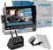 VSG24 7“ Element HD Funk Rückfahrsystem Akku Magnet für Wohnmobil & LKW, KFZ Set Rückfahrkamera kabellos + Monitor DIY Nachrüsten 12V-24V Kamera digital Auto Rückspiegel Pferdeanhänger Dashcam