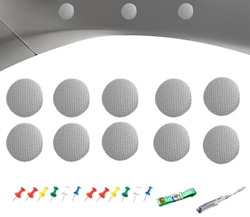 Qmisify riparazione del tetto interno dell'automobile, 10 pz. Rivetti a pressione per tetto auto, fermi borchie per tetto - fermi a pressione per tetto