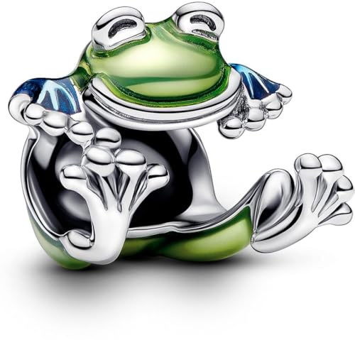 Pandora Kletternder Frosch Charm 793342C01 Colgante