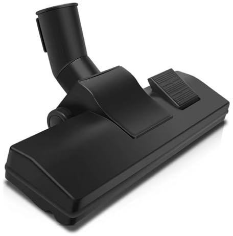 AOMUCH Vacuum Cleaner Floor Brush Tool 1.25 (32mm) Inner Diameter，for Hard Surface and Carpets Fits All, Black