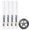 Lot de 4 Marqueurs de Peinture Blancs pour Pneus, Marqueurs étanches en Caoutchouc Universels pour Pneus de Voiture, Marqueurs de Peinture Blancs pour Pneus