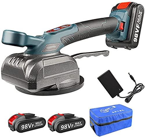 CAFIEDR Martello Vibrante per Piastrellare E Livellare Piastrelle, Piastrellista Elettrico 21V, Macchine Utensili Vibranti per Posa Pavimenti Automatica Massimo 100 kg