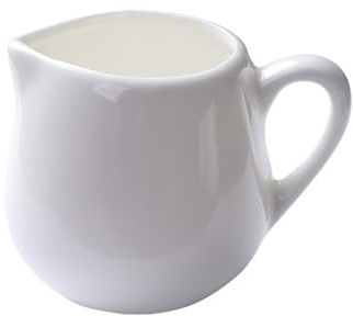 Pot à Sauce Pot à lait en porcelaine tendre Mini pichet à lait en céramique Tasse à lait de petite capacité avec poignée Accessoires à café pour sauce, sauces et crème(55ml)