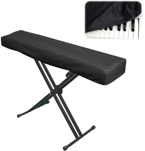 Copertura protettiva per pianoforte a 88 tasti, di alta qualità, con coulisse, per tastiere elettroniche (135 x 30 x 16 cm)