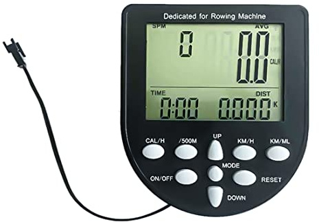 Cpolebev RudergeräT ZäHler Bluetooth APP Elektronische Uhr für Magnetoresistiven RudergeräT FitnessgeräTe Monitor