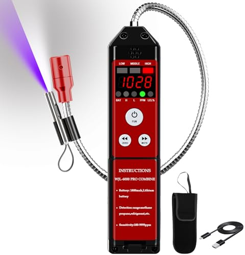 Refrigerant & Combustible Gas Leak Detector, PPM Freon Leak Detector