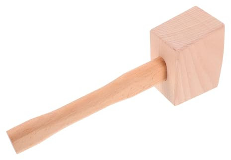 DIYEAH Wooden Mallet Woodworking Hammer Mallet Heavy Duty for Carpenter Wood Craft Tool