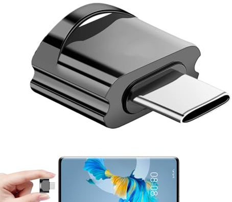Adaptador de tarjeta TF - Lector USB tipo C | Herramienta de datos multifunción de alta velocidad para tarjetas TF, teléfonos inteligentes, tabletas, ordenadores portátiles, dispositivos fotográficos