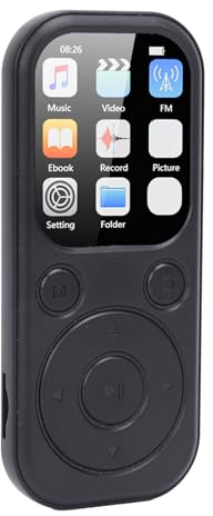 BAFOVY 5.4 MP3 Player, Compact Design, HiFi Sound Quality, Portable Music Player with 128GB Support for Travel and Exercise (With 64G Memory Card)
