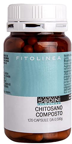 Chitosano Composto 120 Capsule - con Garcinia Cambogia e ViT. C - a Base di Estratti Vegetali