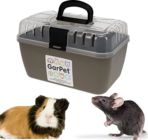 GarPet Transportbox Kleintier Meerschweinchen Hamster Vogel Mäuse Nagetier Trage Box Reisebox Kleintiertransportbox Transportkiste
