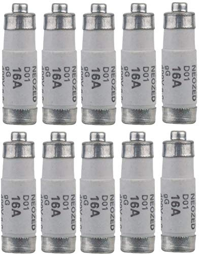 Siemens - X10 Stück Neozed-Sicherungseinsatz 400V GL/GG 16A