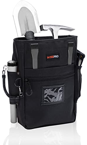 WISEPRO Metal Detecting Pouch Bag, Portable Waist Digger Tools Bag, Detecting Digger Pack Pouch for PinPointer