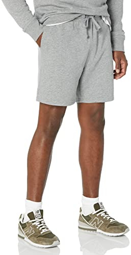 Amazon Essentials Pantalones Cortos Deportivos Ligeros Hombre, Gris Mezcla, XXL