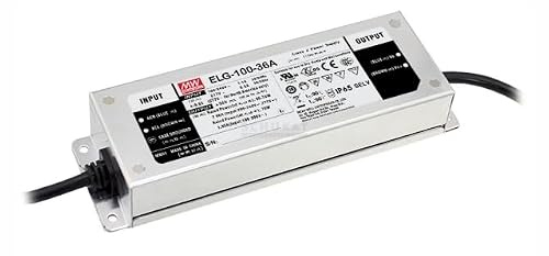 Mean Well ELG-100-48B-3Y - Transformador LED, voltaje constante, corriente constante, 96 W, 2 A, 24-48 V/DC