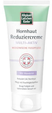 Allgäuer Latschenkiefer Hornhaut Reduziercreme Multi-Aktiv – reduziert Hornhaut innerhalb weniger Tage - beugt Fußpilz vor - spendet Feuchtigkeit - medizinische Fußpflege – 100 ml