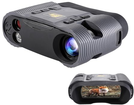 ZIYOUHU MH5X35 Digital Night Vision Binoculars for Total Dark 500M 1280P FHD Photos and Videos 40Hz Infrared Camcorder Binoculars with 32GB TF Wide Screen for Hunting Patrol