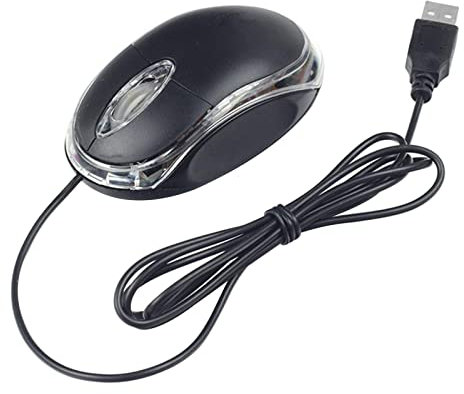 Souris de jeu filaire - Souris de jeu filaire portable - Souris mécanique programmable - Souris optique filaire USB LED ergonomique pour PC/ordinateur portable/ordinateur portable