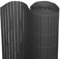 Vigevee Canisse en PVC, 80 x 700 cm, Brise Vue en PVC Renforcement en 3 Poids, Clôture Jardin, Résistant aux intempéries, Intimité pour jardin, balcon, piscine, terrasse, Gris