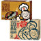 JINMI Korean Jajangmyeon Black Bean Paste Chunjang - Original & Spicy 300g (Pack of 2)