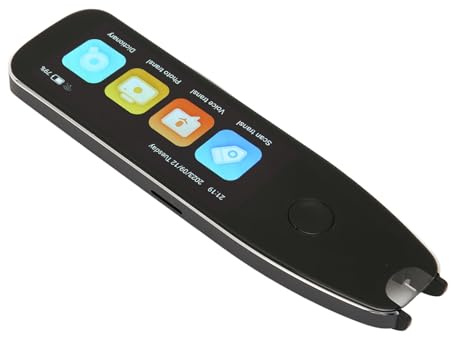 Scan-Reader-Stift, Digitaler Stift-Reader, Intelligenter Übersetzungsstift, 3,46-Zoll-Touchscreen, 134 Online-Sprachübersetzungen, Aufzeichnung, Tragbarer Scan-Übersetzungsstift