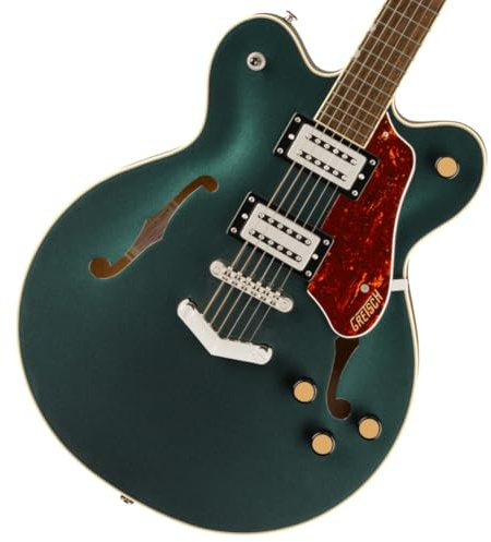 Gretsch G2622 Streamliner Center Block Double-Cut V-Stoptail Green - Halbakustik Gitarre