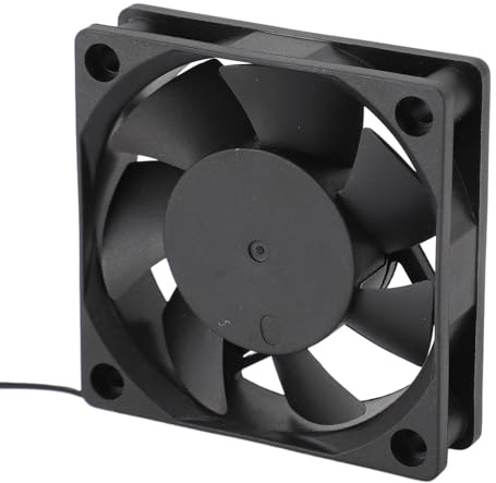 60mm PWM Fan, 3000RPM PBT Dual Ball Bearing Cooling Quiet Computer Case Fan, 4 Pin PWM Intelligent Temperature Control PC Case Fan for PC