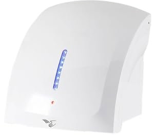 Asciugamani elettrico, Asciugamani automatico con sensore a infrarossi, 18M/S Asciugatrice intellinte a caldo e freddo ad alta velocità Asciugatrice elettrica potente da 1800W,Forte flusso d'aria