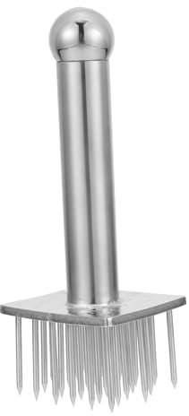 Mipcase 1pezzi Batticarne in Acciaio Inox Aghi per Pestare la Carne Utensile da Cucina per Uso Domestico Strumento