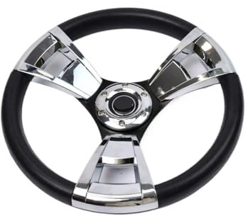 Volante Sportivo Auto, Volante a Calice Volante da corsa universale in PU da 350 mm con staffa di profondità da 50 mm