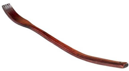 Ahuuen Rascador De Espalda De Madera | Rascador Con Mango Largo Y Curvo - Mango Curvo Herramienta Ergonómica Masajeador Útil Para Mujeres Hombres Mayores Padres Jóvenes Esposos