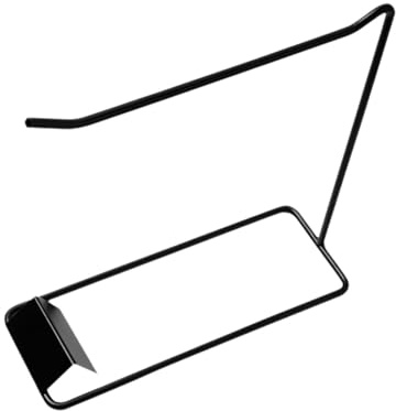 LCSVCCXA Nagelkunst Präsentationsständer, Ohrringständer Schmuck Organizer, Metallgestell Aus Eisen Schwarz, Schmuckständer für Schmuckpräsentation Und Aufbewahrung, 20 X 7,4 X 20 Cm, Schwarz